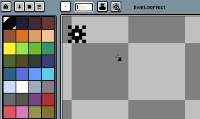 Custom brush being created and used